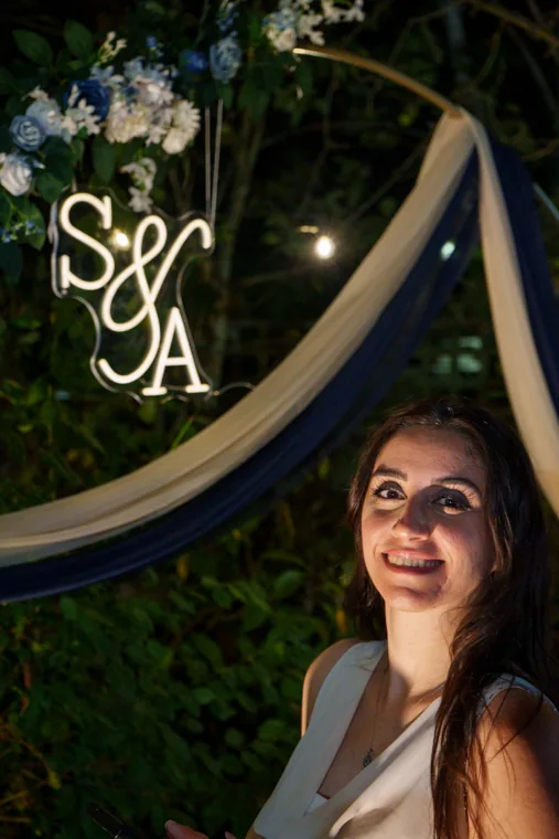 A guest at a private celebration
